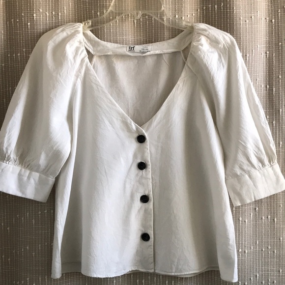 Zara | Tops | Zara Linen Top With 
